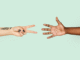 two hands